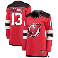 Women's Fanatics Nico Hischier Red New Jersey Devils Breakaway Home Player
