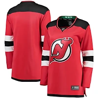 Maillot rouge pour femmes Fanatics des Devils du New Jersey à domicile Breakaway