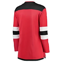 Maillot rouge pour femmes Fanatics des Devils du New Jersey à domicile Breakaway