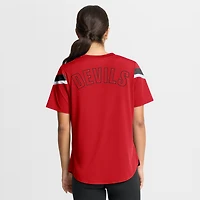 Women's Fanatics Red New Jersey Devils Offside Athena T-Shirt