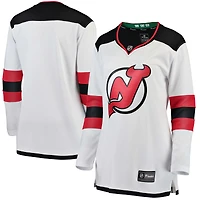 Maillot Breakaway Fanatics pour femmes, blanc, New Jersey Devils Away