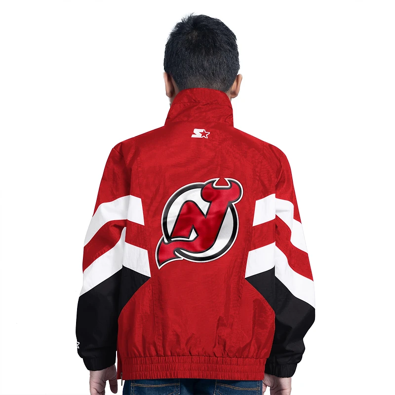 Youth Starter  Red New Jersey Devils Prospect Half-Zip Pullover Top