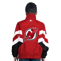 Youth Starter  Red New Jersey Devils Prospect Half-Zip Pullover Top
