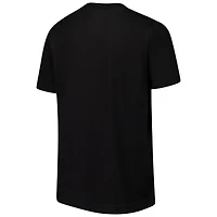 T-shirt noir avec logo principal des Devils du New Jersey pour jeunes