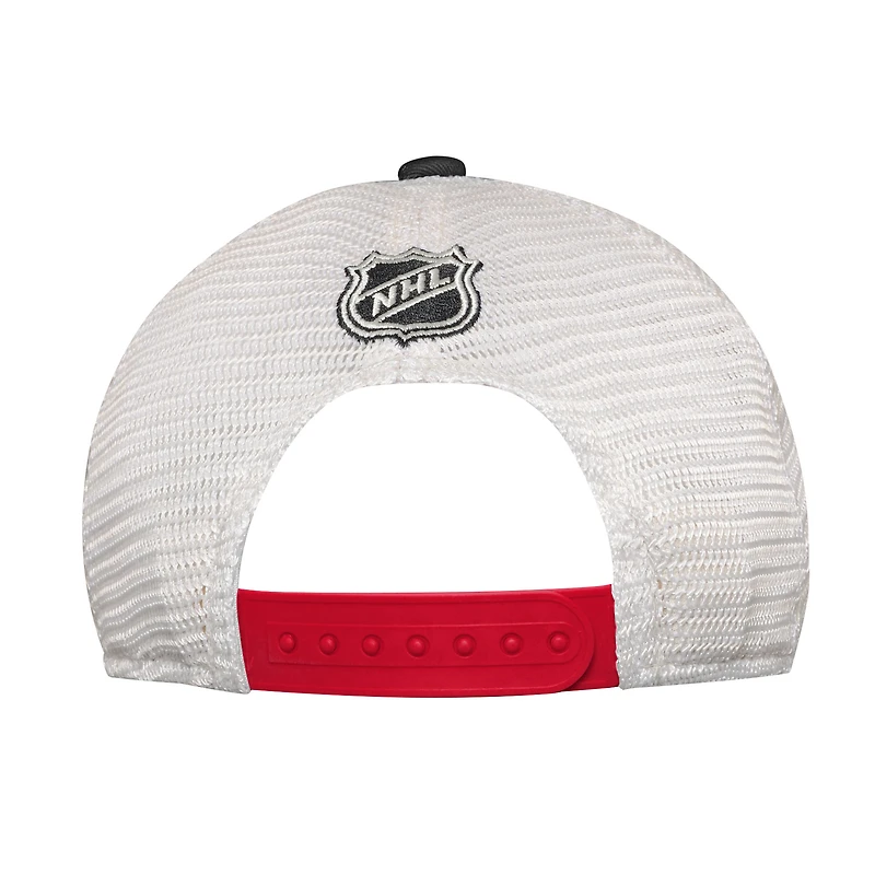 Casquette ajustable New Jersey Devils Slouch Trucker noire pour jeunes