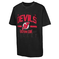 T-shirt noir pour jeunes New Jersey Devils Sure Short
