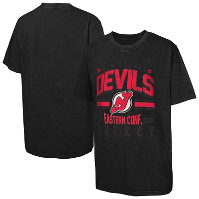 T-shirt noir pour jeunes New Jersey Devils Sure Short