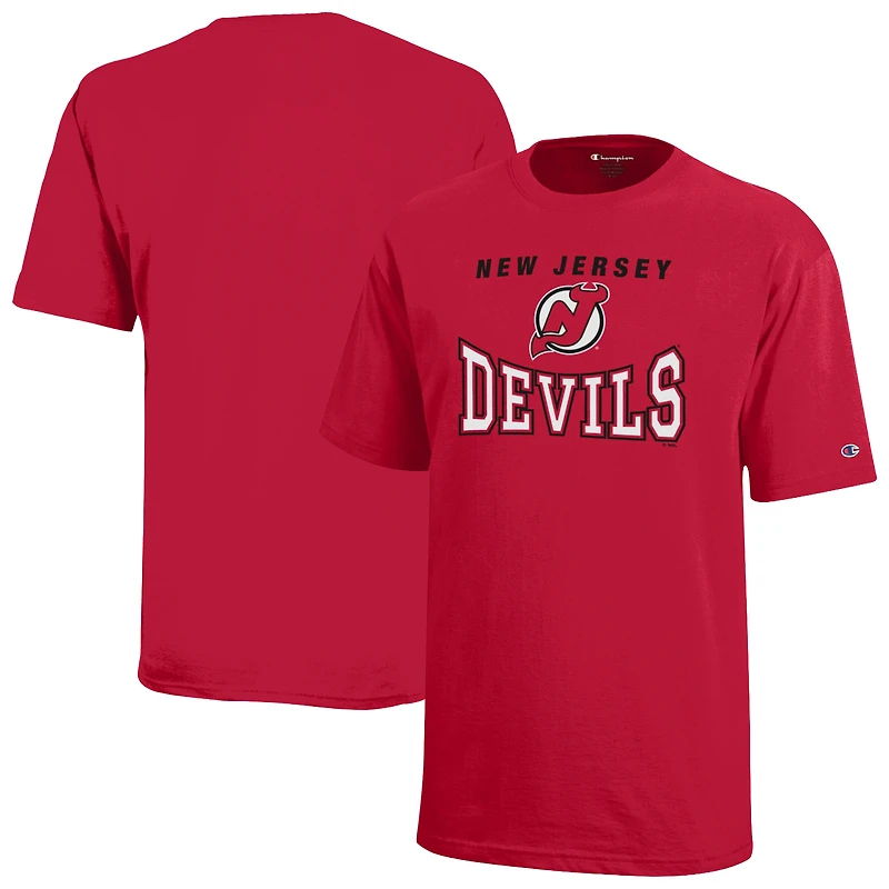 T-shirt graphique rouge des Devils du New Jersey