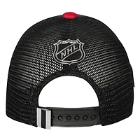 Casquette réglable de camionneur rouge sur scène des Devils du New Jersey 2024 de la LNH pour jeunes Fanatics