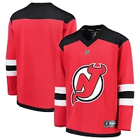 Maillot blanc réplique pour jeunes fanatiques des Devils du New Jersey rouge