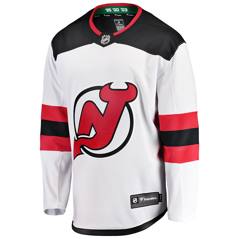 Youth Fanatics White New Jersey Devils Away Breakaway