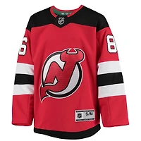 Youth Jack Hughes Red New Jersey Devils Home Premier Player