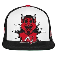 Youth Mitchell & Ness  Red New Jersey Devils Mascot Snapback Hat