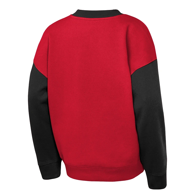 Sweat-shirt Impact Player rouge/noir des New Jersey Devils pour jeunes Outerstuff