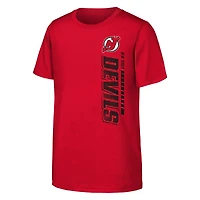 T-shirt rouge Atmosphere pour jeunes des New Jersey Devils