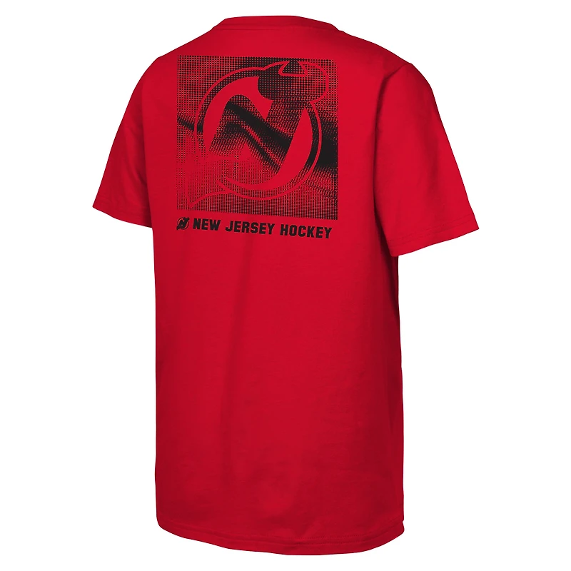 T-shirt rouge pour jeunes New Jersey Devils Atmosphere