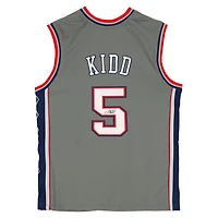 Jason Kidd New Jersey Nets Autographed Gray Mitchell & Ness 2004-05 Authentic Jersey