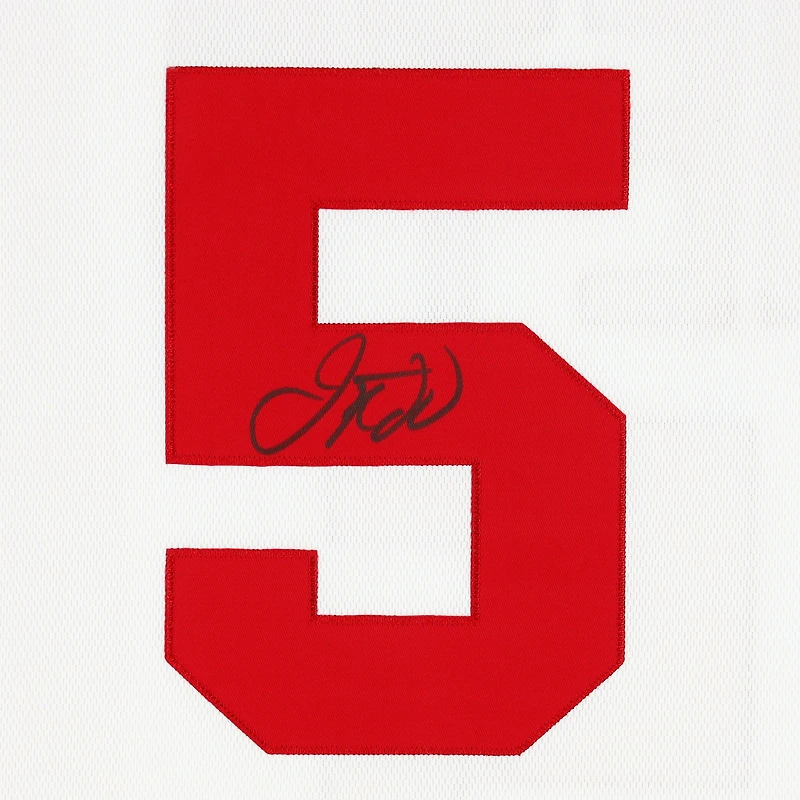 Jason Kidd New Jersey Nets Autographed White Mitchell & Ness 2005-06 Alternate Authentic Jersey