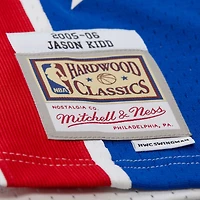 Men's Mitchell & Ness Jason Kidd White New Jersey Nets 2005/06 Hardwood Classics Swingman