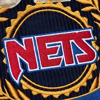 Veste à bouton-pression pour hommes Mitchell & Ness New Jersey Nets Hardwood Classics Coaches