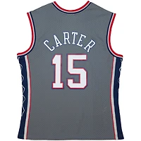 Men's Mitchell & Ness Vince Carter Gray New Jersey Nets 2004/05 Hardwood Classics Swingman