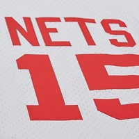 Men's Mitchell & Ness Vince Carter White New Jersey Nets 2005/06 Hardwood Classics Swingman