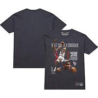 T-shirt unisexe Mitchell & Ness Vince Carter Charcoal New Jersey Nets Don't Call It A Comeback