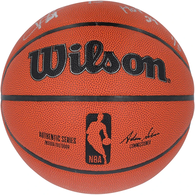 Vince Carter & Jason Kidd New Jersey Nets Autographed Wilson Authentic Series Indoor/Outdoor Basketball with Hall of Fame Inscriptions - Limited Edition #1/5