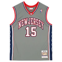 Vince Carter New Jersey Nets Autographed Gray Mitchell & Ness 2004-05 Authentic Jersey