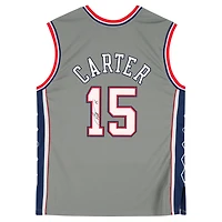 Vince Carter New Jersey Nets Autographed Gray Mitchell & Ness 2004-05 Authentic Jersey