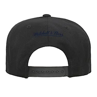 Youth Mitchell & Ness Black New Jersey Nets Team Script Snapback Hat