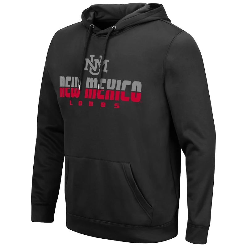 Men's Colosseum Black New Mexico Lobos Lantern Pullover Hoodie