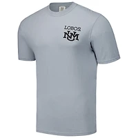 T-shirt gris pour hommes, couleur confort, Lobos Campus Scenery du Nouveau-Mexique
