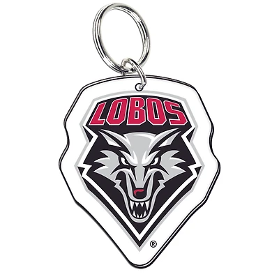 Porte-clés WinCraft New Mexico Lobos Premium en acrylique