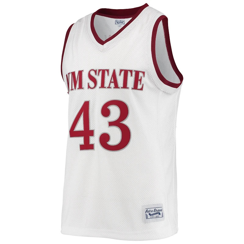 Maillot de basket-ball réplique commémorative des anciens Aggies l'État du Nouveau-Mexique la marque rétro originale Pascal Siakam pour hommes