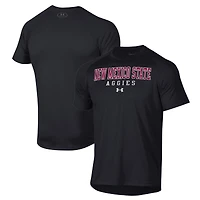 T-shirt technique Under Armour noir pour homme, New Mexico State Aggies