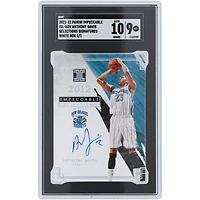 Anthony Davis New Orleans Hornets Autographed 2021-22 Panini Impeccable Selections Signatures White Box #ISL-ADV #1/1 SGC Authenticated 9/10 Card