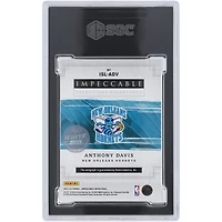 Anthony Davis New Orleans Hornets Autographed 2021-22 Panini Impeccable Selections Signatures White Box #ISL-ADV #1/1 SGC Authenticated 9/10 Card