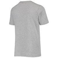 Youth Mitchell & Ness Pete Maravich Heathered Gray New Orleans Jazz Hardwood Classics King of the Court Player T-Shirt