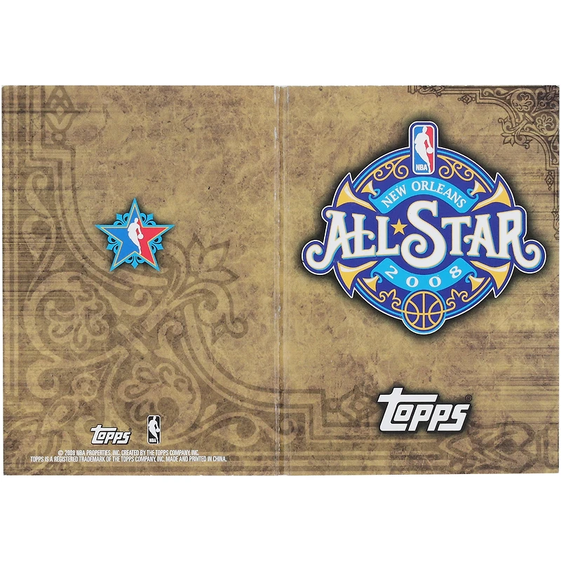 Chris Paul New Orleans Pelicans Autographed 2008 Topps All Star Weekend Booklet Mini Card #NNO #76/999 Card