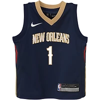 Maillot Nike Zion Williamson New Orleans Pelicans Swingman Player pour bébé - Icon Edition