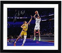 Jordan Hawkins New Orleans Pelicans Autographed 16" x 20" Shooting vs. Lakers Photograph
