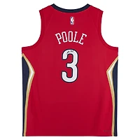 Jordan Poole New Orleans Pelicans Autographed Red Jordan Brand Statement Edition Swingman Jersey