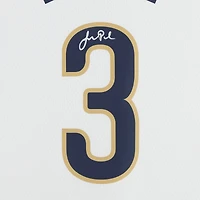 Maillot Swingman Nike blanc dédicacé par Jordan Poole des New Orleans Pelicans