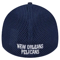 Casquette New Era 39THIRTY Flex bleu marine Orleans Pelicans pour homme