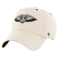 Casquette réglable '47 crème New Orleans Pelicans Lunar Clean Up pour hommes