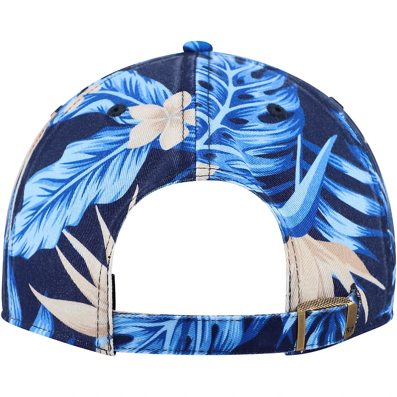 Casquette ajustable '47 Navy New Orleans Pelicans Tropicalia Floral Clean Up pour hommes