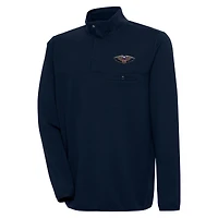 Pull à col rond bleu marine Antigua New Orleans Pelicans pour homme