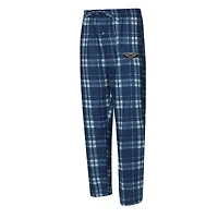 Ensemble t-shirt à manches longues et pantalon carreaux bleu marine/gris chiné New Orleans Pelicans pour homme
