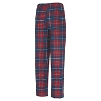 Men's Concepts Sport  Navy/Red New Orleans Pelicans Vector Top & Flannel Pants Sleep Set